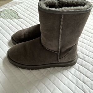 Gently used gray Ugg boots